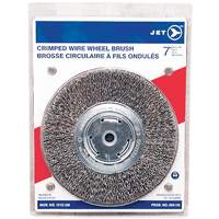 Crimped Wire Wheel, 7" Dia., 0.014" Fill, 1/2" - 2" Arbor EastCoast Offshore Supplies