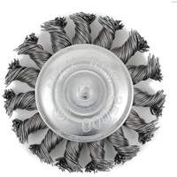 EKR275-20 Shaft-Mounted Knot Twisted Radial Brush, 3", .02" Fill, 1/4" Shank EastCoast Offshore Supplies