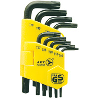Jeu de cl&eacute;s inviolables JTK-9TP (9 morceaux), 9 mcx, Torx EastCoast Offshore Supplies