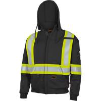 337SF Capuche &agrave; fermeture &eacute;clair ignifug&eacute;e, Hommes, Petit, Noir, 22 cal/cm² EastCoast Offshore Supplies