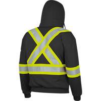 337SF Capuche &agrave; fermeture &eacute;clair ignifug&eacute;e, Hommes, Petit, Noir, 22 cal/cm² EastCoast Offshore Supplies