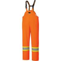 5893 High Visibility Flame Resistant Waterproof Bib Pants, Large, High Visibility Orange EastCoast Offshore Supplies