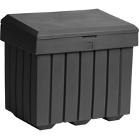 Economy Salt Sand Storage Container, 32" x 23" x 27-1/2", 10 cu. Ft., Grey EastCoast Offshore Supplies