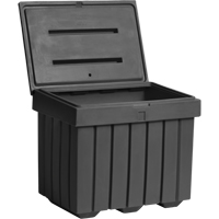 Economy Salt Sand Storage Container, 32" x 23" x 27-1/2", 10 cu. Ft., Grey EastCoast Offshore Supplies