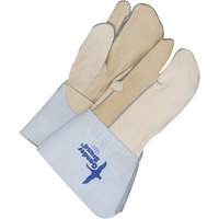 Gants &agrave; trois doigts en cuir, Cuir fleur de vache, Taille 11 EastCoast Offshore Supplies