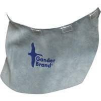 Gander Brand Split Leather Welding Helmet Bib, Pearl Grey EastCoast Offshore Supplies