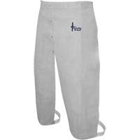 Leather Welding Apron, Split-Leg Waist, 32" L, Pearl Grey EastCoast Offshore Supplies