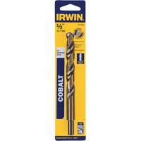 Foret court &agrave; usage intensif, Acier rapide au cobalt, 1/2", 6" lo, 1-1/2" Cannelure, 135° Angle EastCoast Offshore Supplies