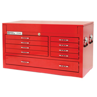 PRO+ Series Top Chest, 42" W, 9 Drawers, Red EastCoast Offshore Supplies