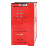 Armoire mobile de s&eacute;rie PRO+, 8 tiroirs, 19" la x 19" p x 36-1/2" h, Rouge EastCoast Offshore Supplies