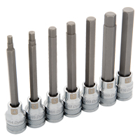 Jeu de douilles m&eacute;triques longues, 7 mrcx EastCoast Offshore Supplies