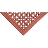 Tapis de s&eacute;rie Competitor, &agrave; fentes, 3' x 5' x 7/8", Orange, Caoutchouc naturel EastCoast Offshore Supplies