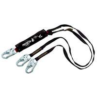 PRO Shock-Absorbing Lanyard, 6', Snap Hook Center, Snap Hook Leg Ends, Kevlar&reg; EastCoast Offshore Supplies