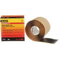 Ruban de mastic de caoutchouc 2228 Scotch, 50,8 mm (2") x 3 m (10'), Noir EastCoast Offshore Supplies