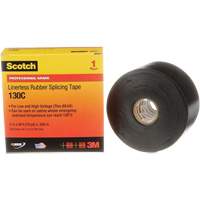 Scotch&reg; Professional Grade Linerless Rubber Splicing Tape, 50.8 mm (2") W x 9 m (30') L, 30 mils, Black EastCoast Offshore Supplies