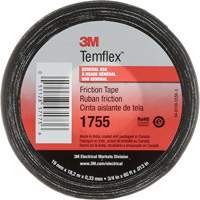 Temflex Cotton Friction Tape 1755, 19 mm (3/4") x 18.28 m (60'), Black EastCoast Offshore Supplies
