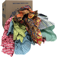 Chiffons d'essuyage, M&eacute;lange de couleurs, 10 lb EastCoast Offshore Supplies