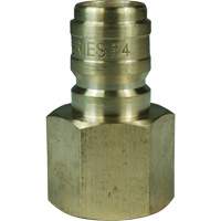 DQC E-Series Straight Through Interchange Plug, Brass, 3/4", Female NPTF, 1700 PSI EastCoast Offshore Supplies