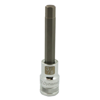 SAE Long Bit Socket, 3/8" x 3.94" L, 1/2" Drive EastCoast Offshore Supplies