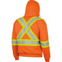 338SF Capuche &agrave; fermeture &eacute;clair ignifug&eacute;e, Hommes, T-Grand, Orange haute visibilit&eacute;, 22 cal/cm² EastCoast Offshore Supplies