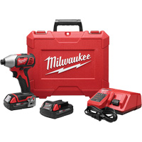M18 Cordless Hex Impact Driver Kit, 1/4", 1500 in-lbs Max. Torque, 18 V, Lithium-Ion EastCoast Offshore Supplies