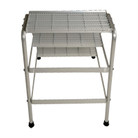 Aluminum Step Stand, 3 Steps, 34-9/16" x 22-13/16" x 30" High EastCoast Offshore Supplies