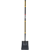 Pro Square Point Shovel, Fibreglass, Tempered Steel Blade, Straight Handle, 48" Long EastCoast Offshore Supplies