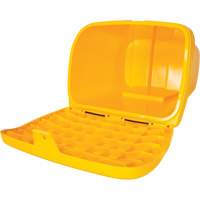 Salt & Sand Storage Bins, With Hasp, 21" x 27" x 26", 4.24 cu. ft., Yellow EastCoast Offshore Supplies
