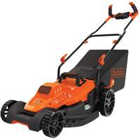Lawn Mower with Comfort Grip Handle, Push Walk-Behind, Electric, 17" Cutting Width EastCoast Offshore Supplies