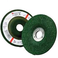 Green Corps Depressed Centre Wheel, 4-1/2" x 1/4", 7/8" Arbor, Aluminum Oxide, Type 27 EastCoast Offshore Supplies