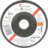 Green Corps Flexible Grinding Wheel, 4-1/2" x 1/8", 7/8" Arbor, Ceramic, Type 27 EastCoast Offshore Supplies