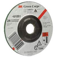Green Corps Flexible Grinding Wheel, 5" x 1/4", 7/8" Arbor, Ceramic, Type 1 EastCoast Offshore Supplies