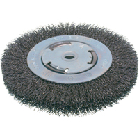 Brosses &eacute;conomiques &agrave; fils cr&ecirc;p&eacute;s - Face moyenne, 6" dia., Fils 0.014, Arbre 2" EastCoast Offshore Supplies