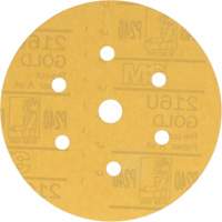 Hookit Dust-Free Sanding Disc, 6" Dia., P240 Grit, Aluminum Oxide, A-Weight EastCoast Offshore Supplies