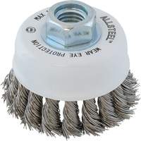 Brosse m&eacute;tallique AllSteel, 3" dia. x 5/8"-11 arbre EastCoast Offshore Supplies