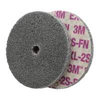 Meule unitaris&eacute;e EXL Scotch-Brite, 6" x 1/4", Arbre de 1/4", Grain de Fin, Oxyde d'aluminium/C&eacute;ramique/Zirconium EastCoast Offshore Supplies
