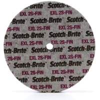 Meule unitaris&eacute;e EXL Scotch-Brite, 6" x 1/4", Arbre de 1/4", Grain de Fin, Carbure de silicium EastCoast Offshore Supplies