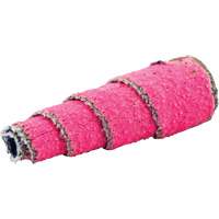 R928 Tapered Spiral Roll, 80 Grit, 1/2" Dia., Ceramic Alumina, 1-1/2" L, 1/8" Arbor EastCoast Offshore Supplies