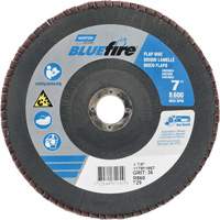 BlueFire&reg; R884P/R884V/R860 Center Mount Fiberglass Conical Flap Disc, 7" x 7/8", Type 29, P36 Grit, Zirconia Alumina EastCoast Offshore Supplies