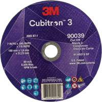 Cubitron 3 Cut-Off Wheel, 7" x 0.09", 7/8" Arbor, Type T27, Ceramic, 8500 RPM EastCoast Offshore Supplies