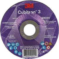 Cubitron 3 Cut-Off Wheel, 4-1/2" x 1/8", 7/8" Arbor, Type T27, Ceramic, 13300 RPM EastCoast Offshore Supplies