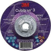 Cubitron 3 Cut-Off Wheel, 4-1/2" x 0.09", 5/8"-11 Arbor, Type T27, Ceramic, 13300 RPM EastCoast Offshore Supplies