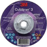 Cubitron 3 Cut-Off Wheel, 4-1/2" x 0.045", 5/8"-11 Arbor, Type T27, Ceramic, 13300 RPM EastCoast Offshore Supplies