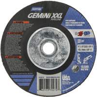 Disque combin&eacute; de meulage et tronçonnage Gemini XXL, 4-1/2" x 1/8", Arbre de 5/8"-11, Type 27, Oxyde d'aluminium EastCoast Offshore Supplies