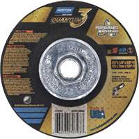 Meule Quantum3 SG, 4-1/2" x 1/4", Arbre 5/8"-11, C&eacute;ramique d'alumine, Type 27 EastCoast Offshore Supplies
