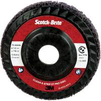 Disque Clean and Strip XT Pro XO-DC Scotch-Brite, 4-1/2" dia., Grain Extra grossier, Carbure de silicium EastCoast Offshore Supplies