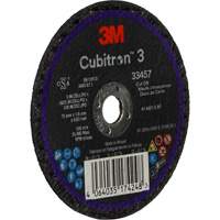 Cubitron 3 Cut-Off Wheel, 3" x 0.063", 3/8" Arbor, Ceramic EastCoast Offshore Supplies