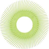 Scotch-Brite Type A Precision Radial Bristle Brush PN-RB without Adapter, Ceramic, 50+ Grit, 6" Dia. EastCoast Offshore Supplies