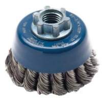 Knotted Wire Cup Brush, 2-3/4" Dia. x 5/8"-11 Arbor EastCoast Offshore Supplies