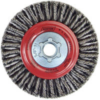 Stringer Bead Knot Wire Brush For Angle Grinders, 4" Dia., 0.02" Fill, 5/8"-11 Arbor, Steel EastCoast Offshore Supplies